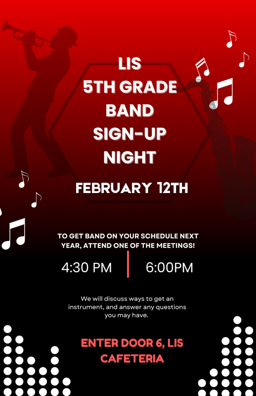 Band Callout/Parent Info Night