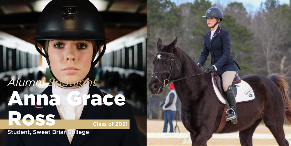 Anna Grace Ross featured in our Alumni Spotlight.