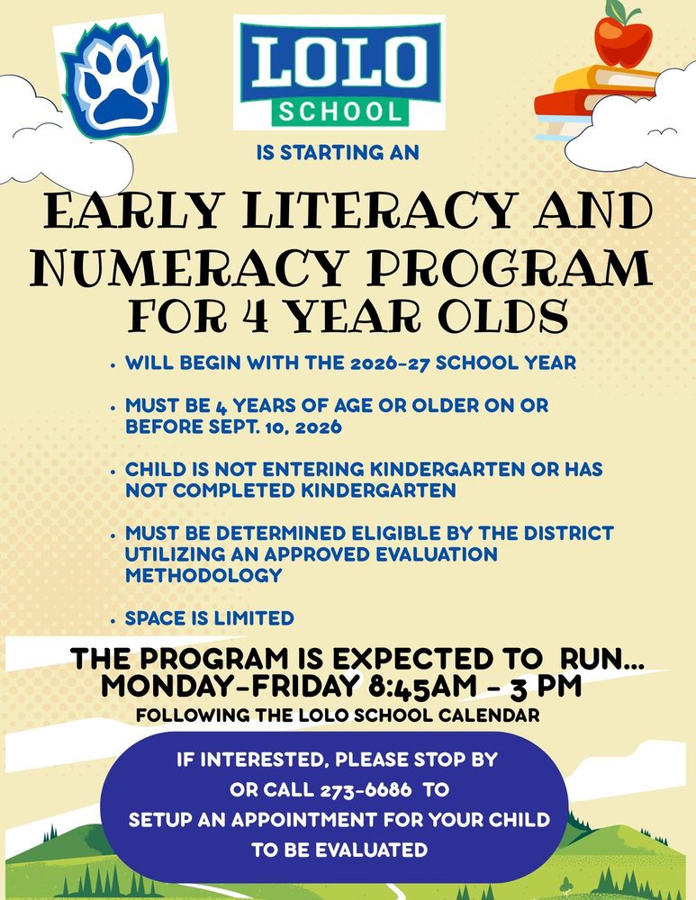 Early Learning Flyer