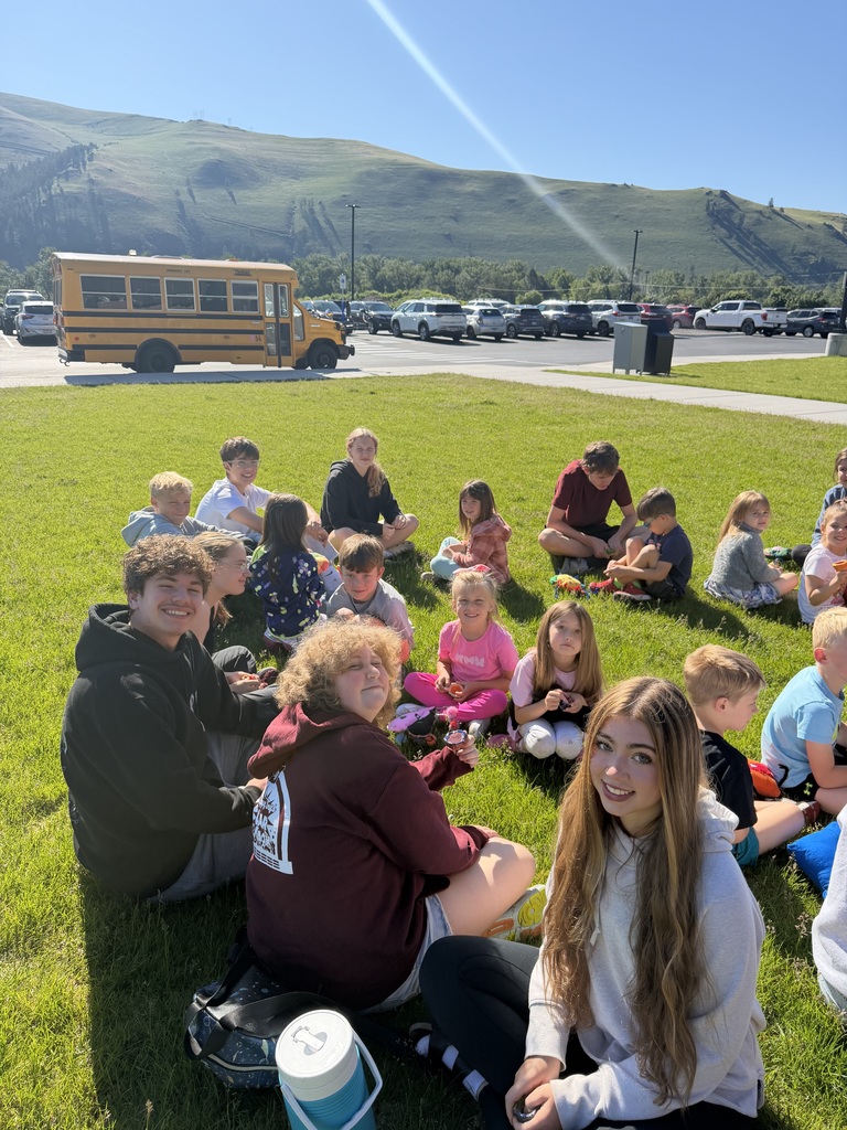 8th grade students made stuffed monsters for Kinderkids.