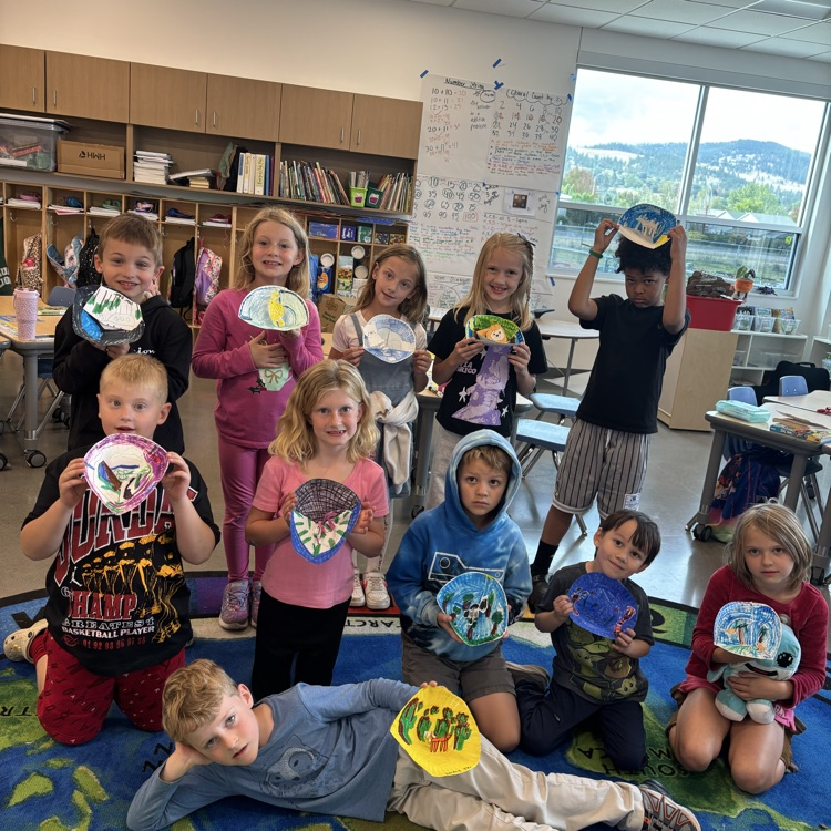 2nd graders share their animal habitats during science!