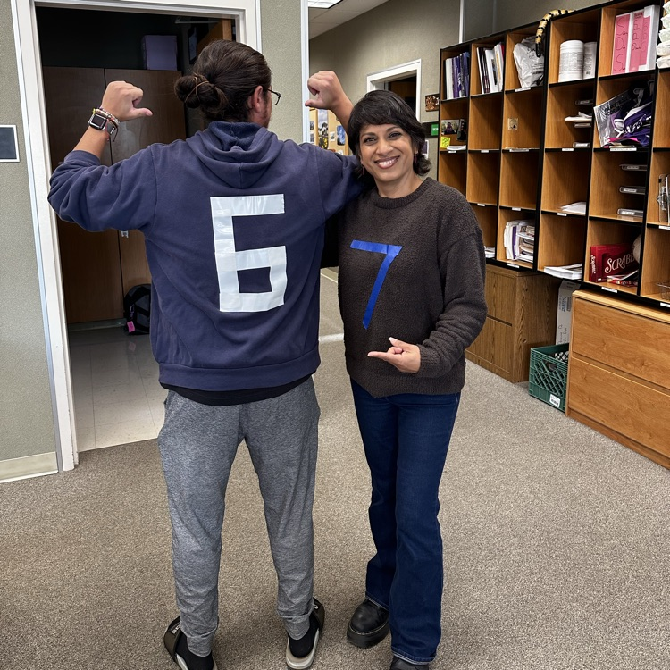 staff wearing 6 or 7 clothing 