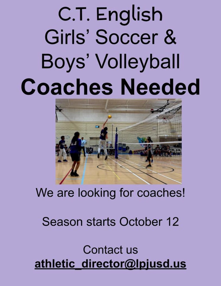 CT Coaches needed