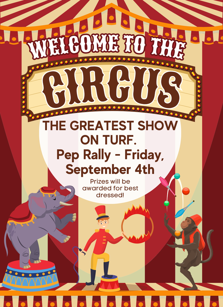 Circus Pep Rally Flyer