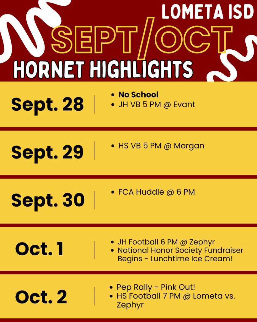 Hornet Highlights 9/28-10/2