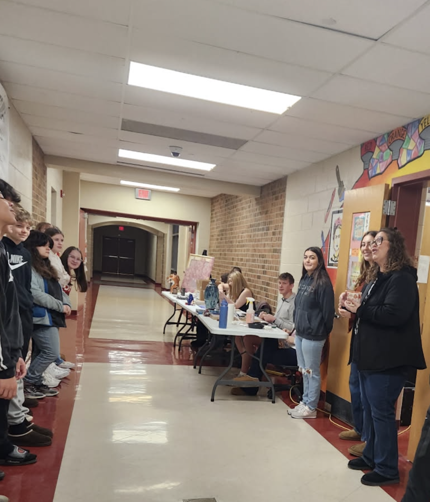 LMS students learn about high school art classes