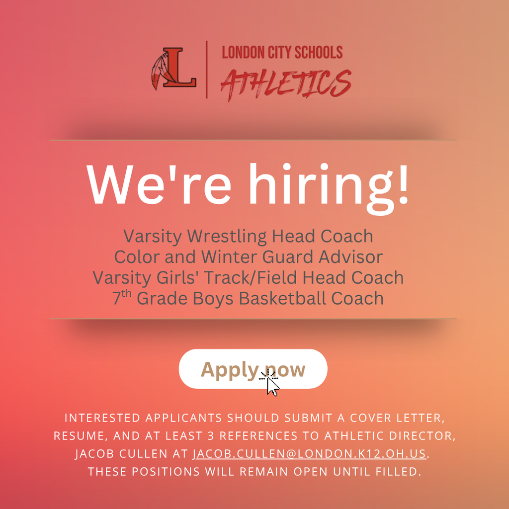 We're Hiring Apply Now Post 7-23-25