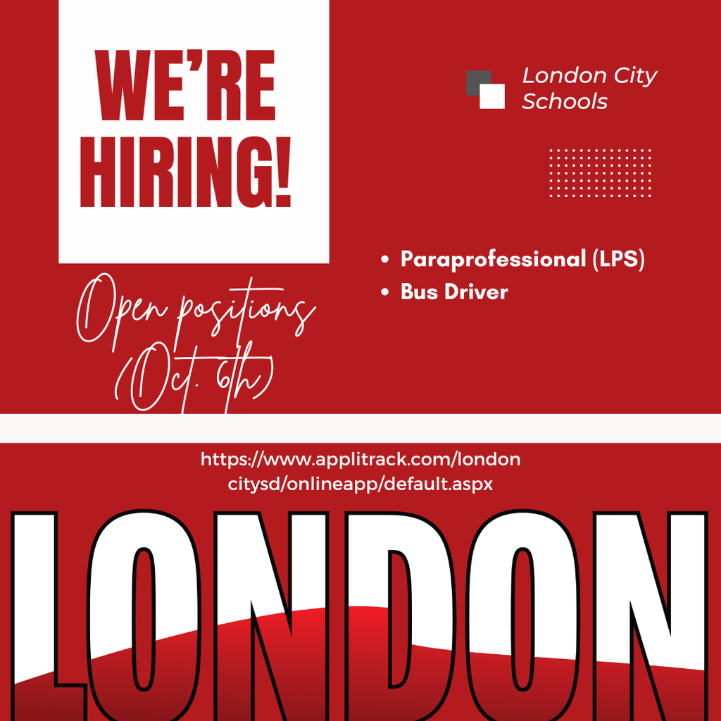 Were Hiring Job Posting - 10-6-25