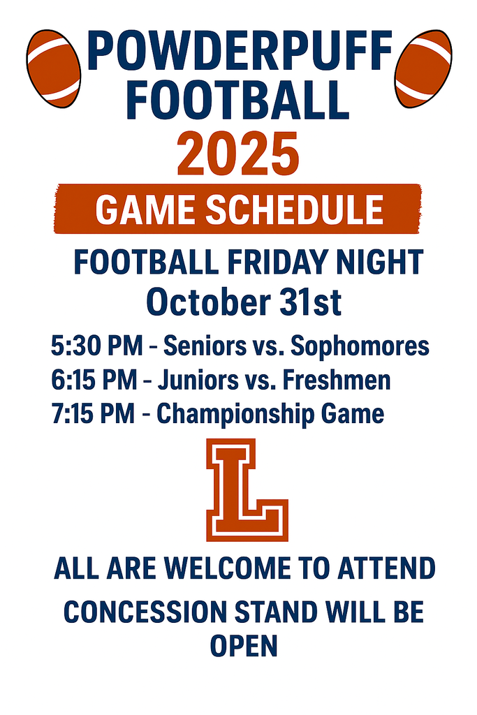 PowderPuff Football Game- October 31