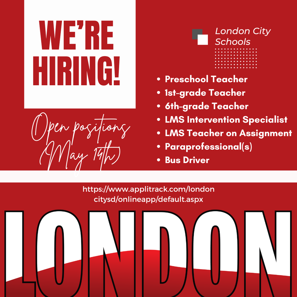 We're Hiring! May 14th 2026