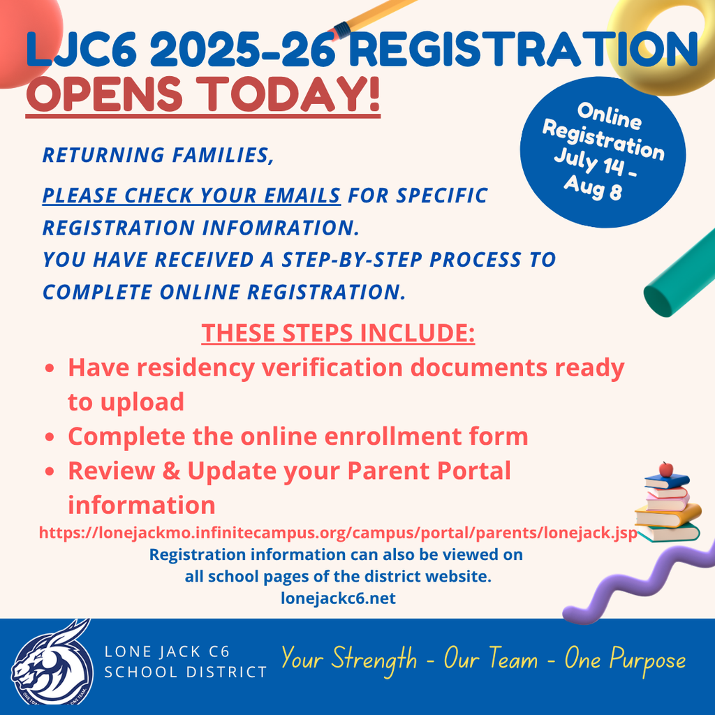 Enroll you student for 2025-2026 school year.