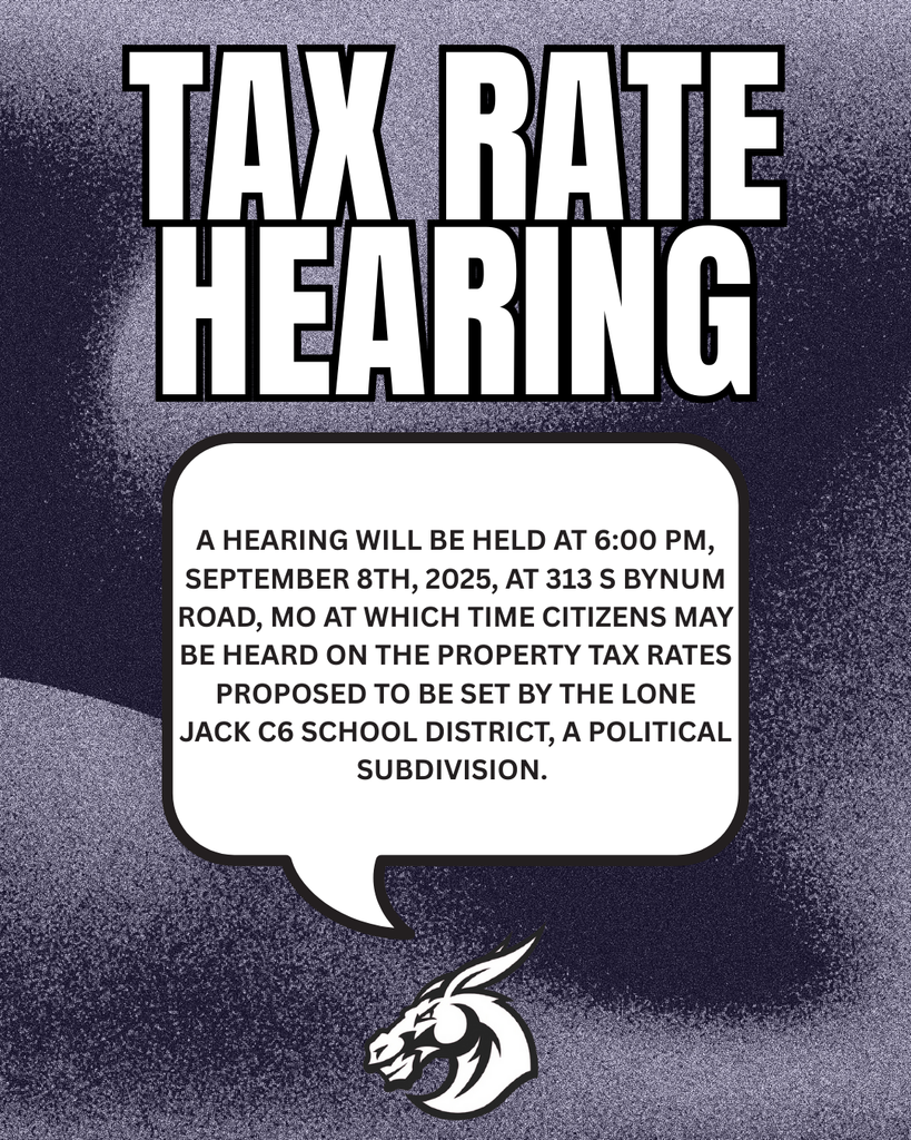 Tax Rate Hearing Monday 6pm