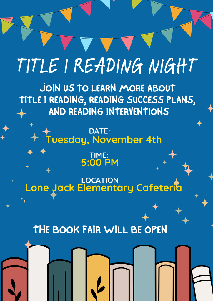 Title Reading Night, November 4th 5pm
