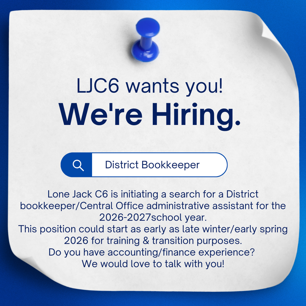 LJC6 bookkeeper job posting