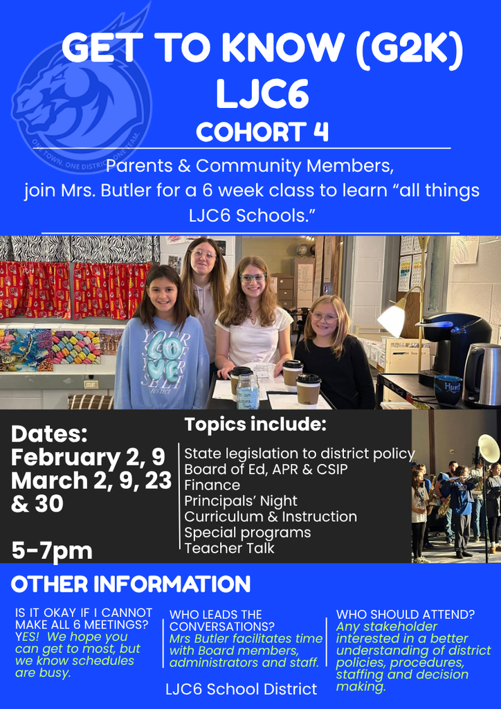 Get To Know LJC6 Classes Information