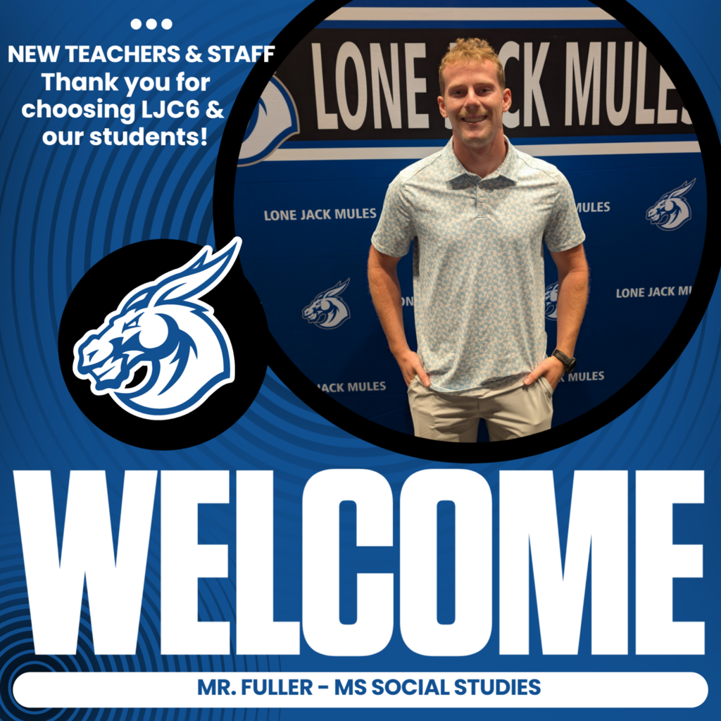 New MS Social Studies Teacher Mr. Fuller