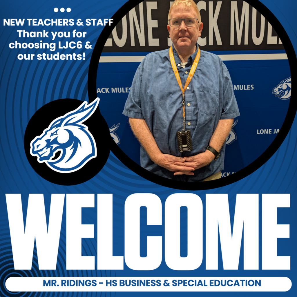 New Business Teacher Mr. Ridings