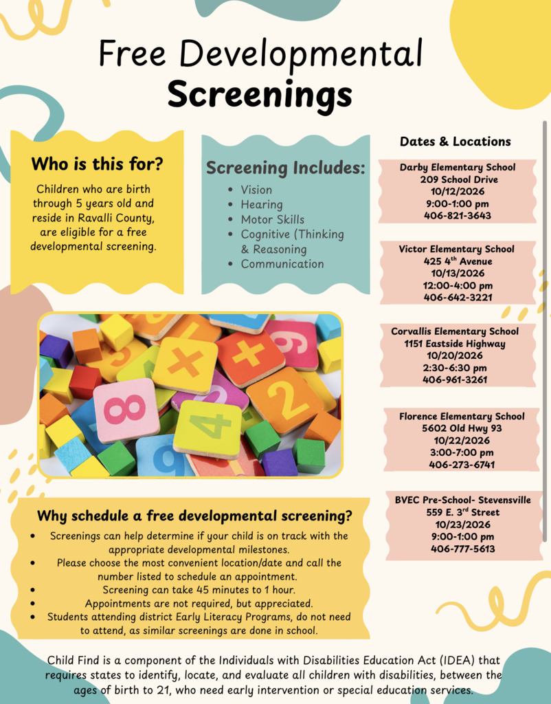 Free Developmental Screenings