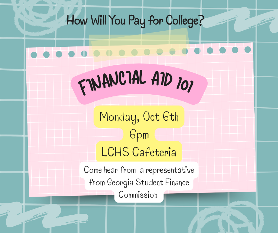 Financial Aid 101 - Monday, Oct. 6 at 6 p.m.