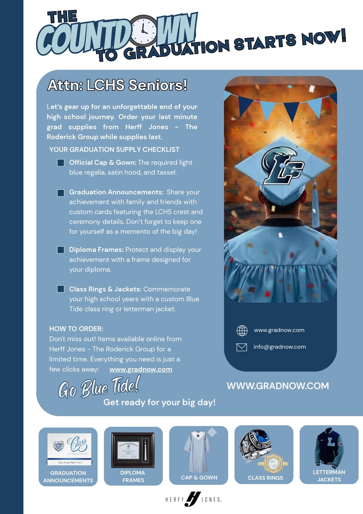 Last Call for Graduation Items!