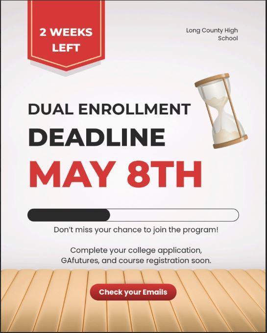 Dual Enrollment Deadline