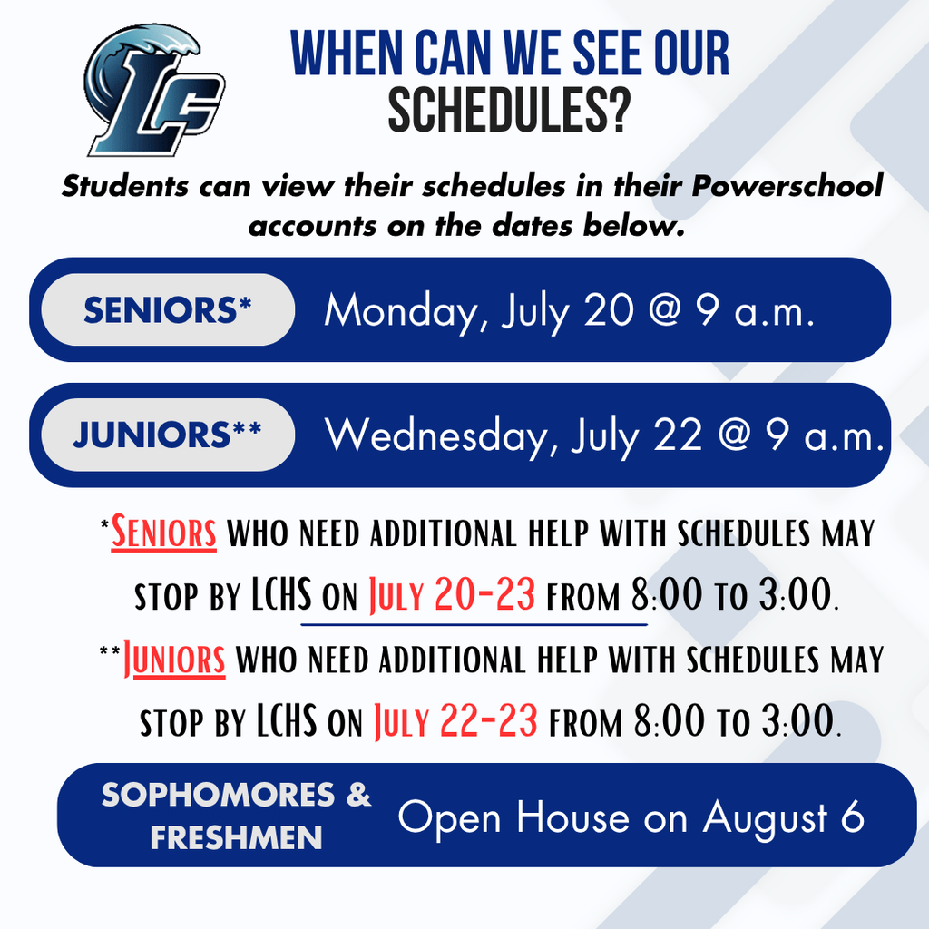 Schedules 26-27