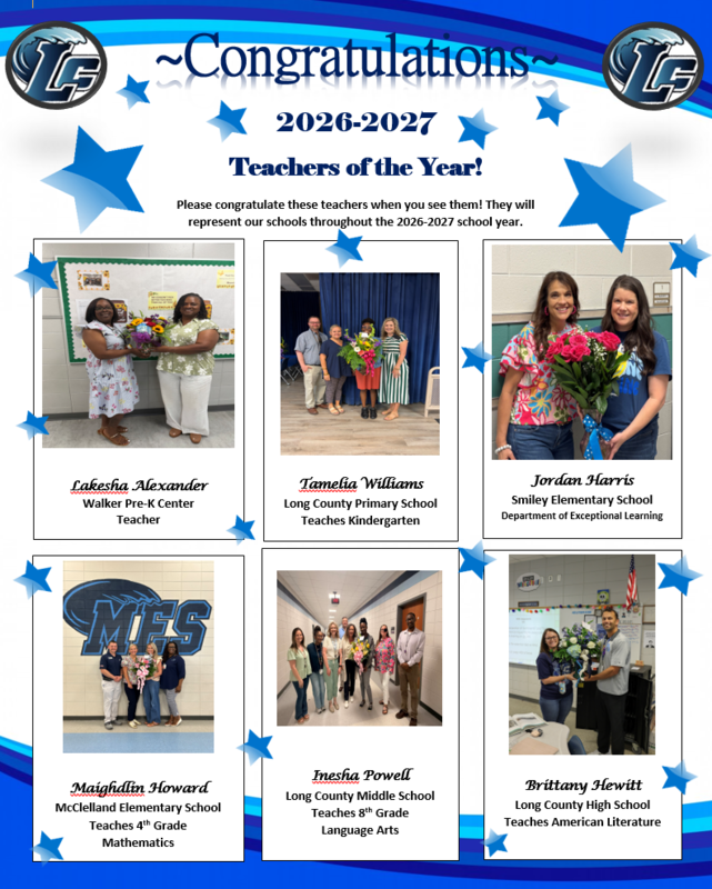 2025-2026 Teachers of the Year