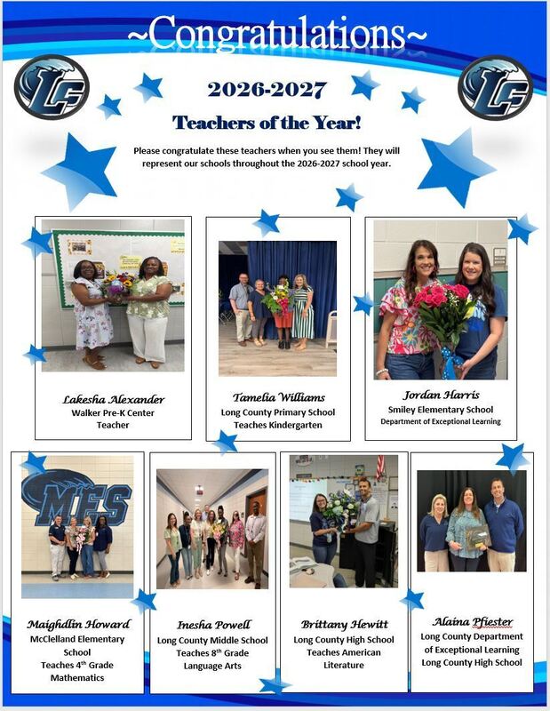 2025-2026 Teachers of the Year