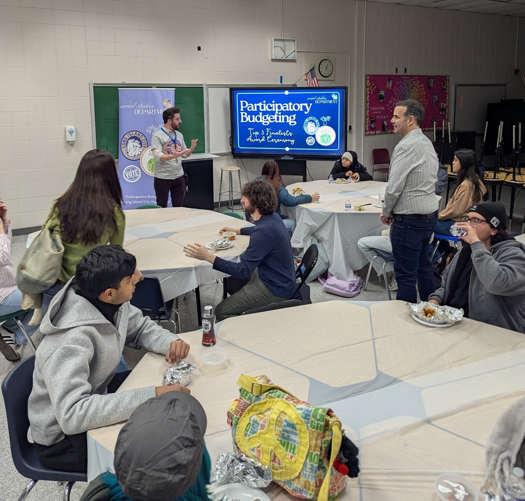 Principal Dunbar addresses the students and staff