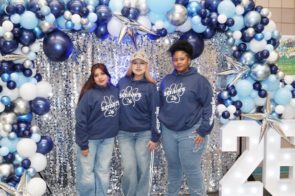 Seniors proudly wear their senior hoodies!