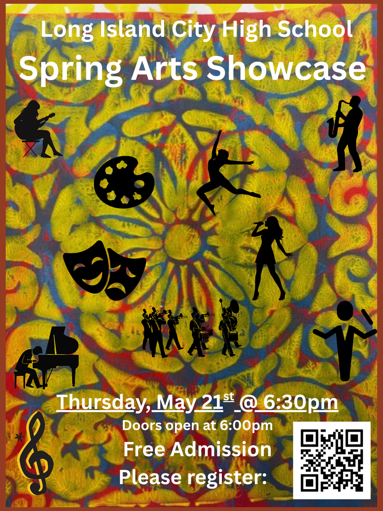 Spring Arts Showcase Flyer