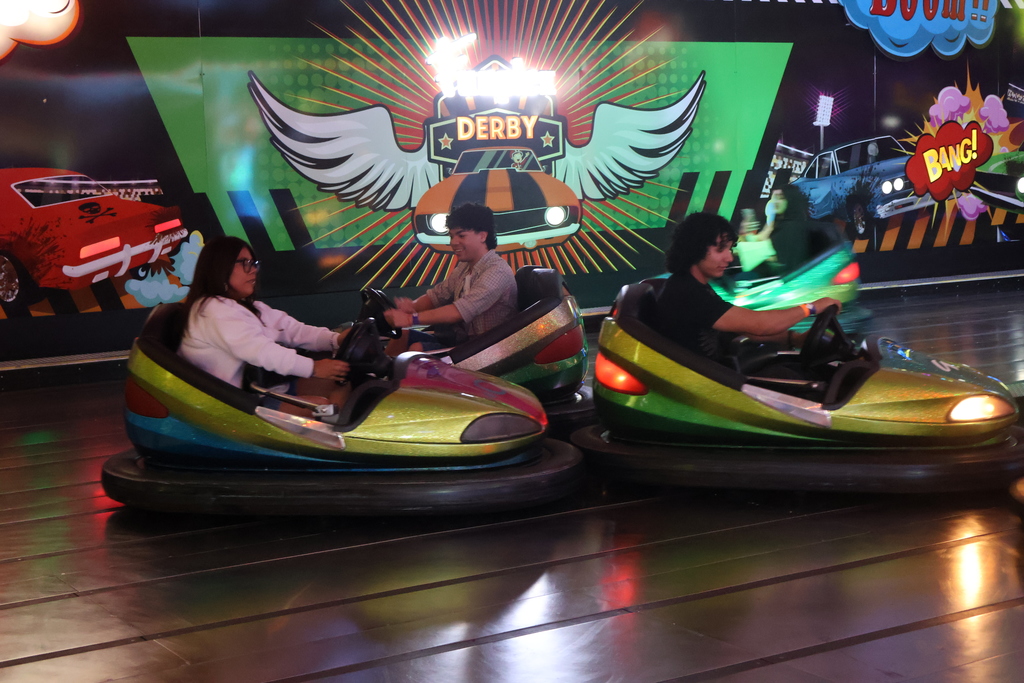 Bumper car action! 