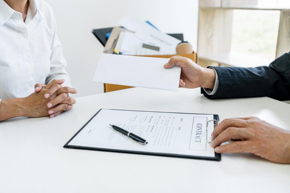 STOCK PHOTO - HR meeting with staffer