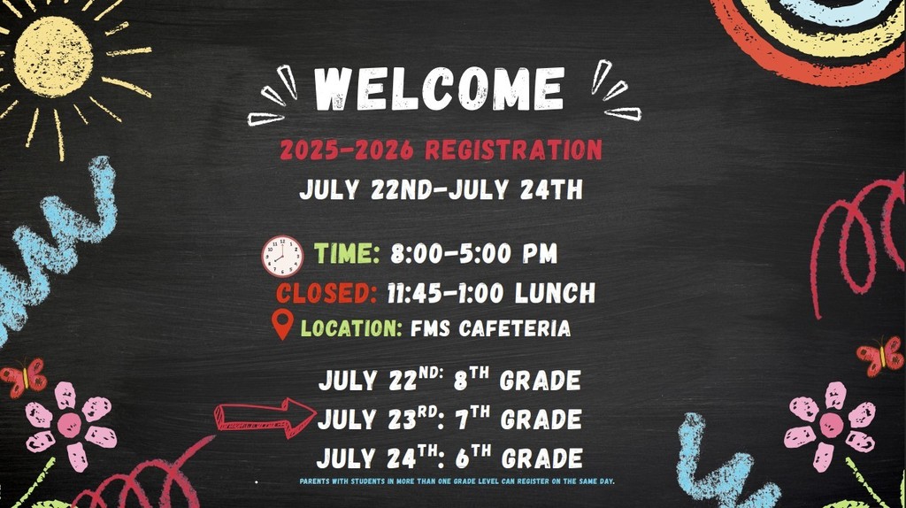 FMS 25-26 Registration Dates