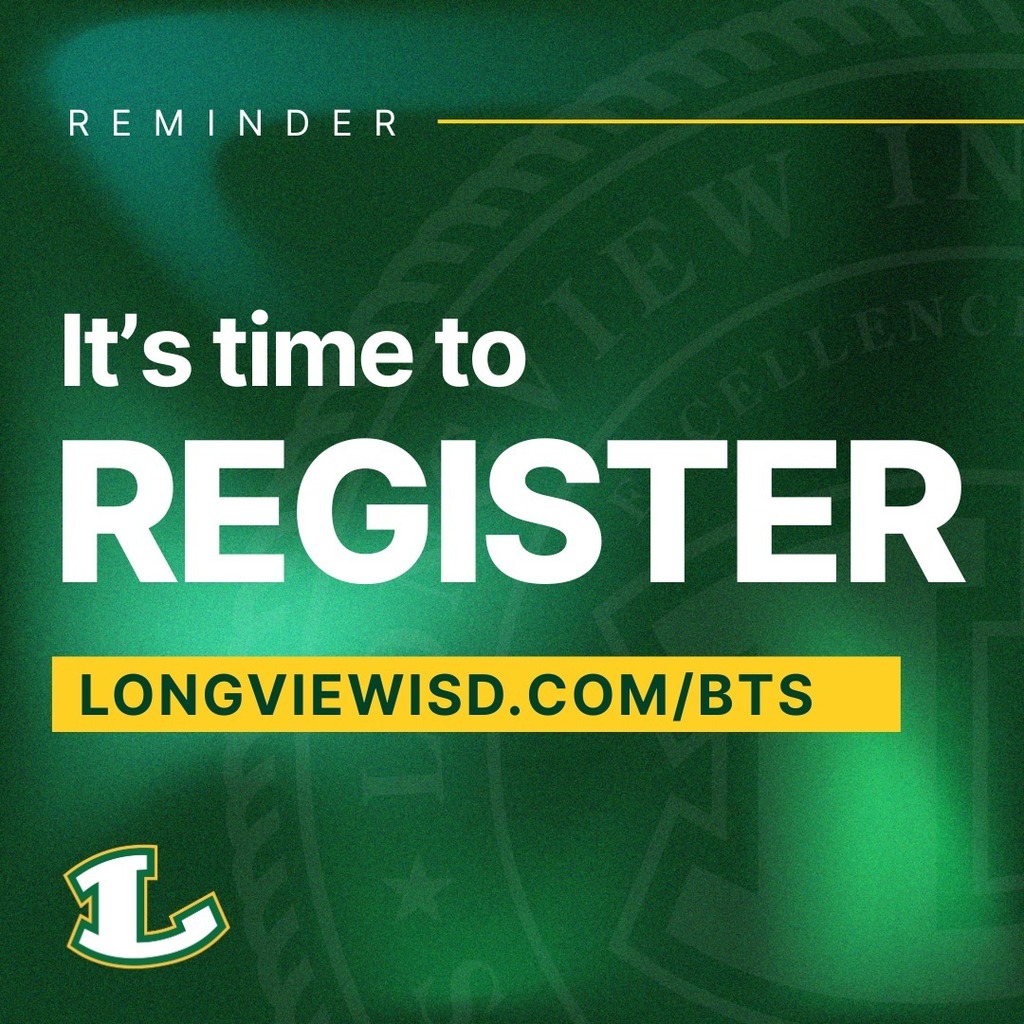 It's time to register