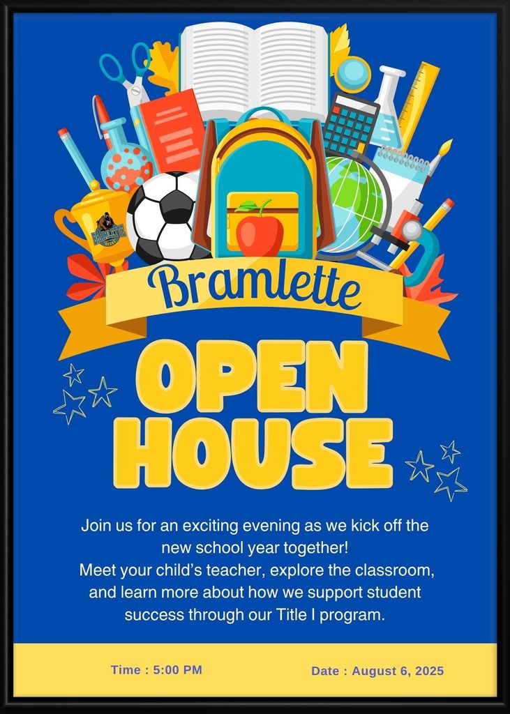 Open House/Meet the Teacher & Annual Title 1 Meeting