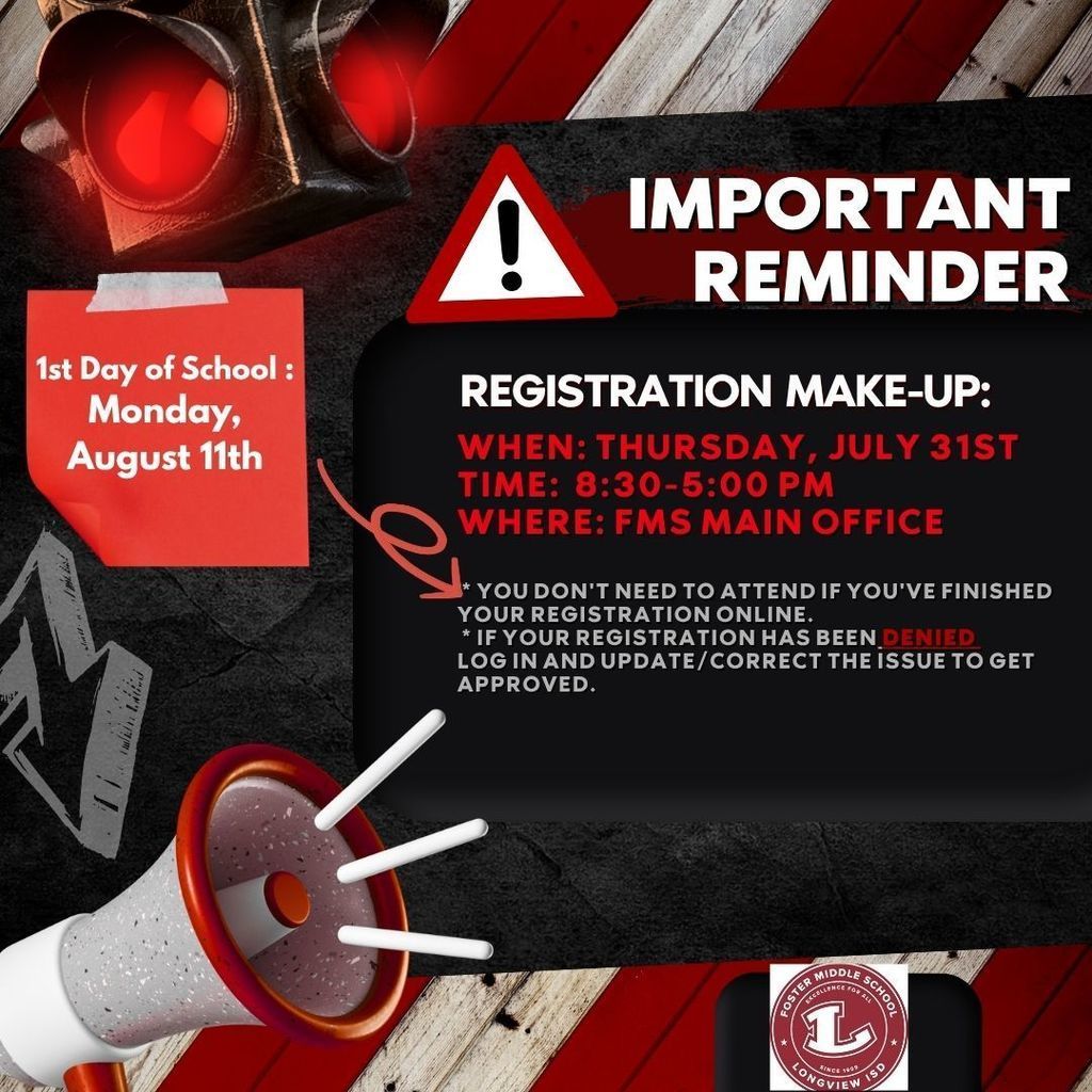 Registration Make-up