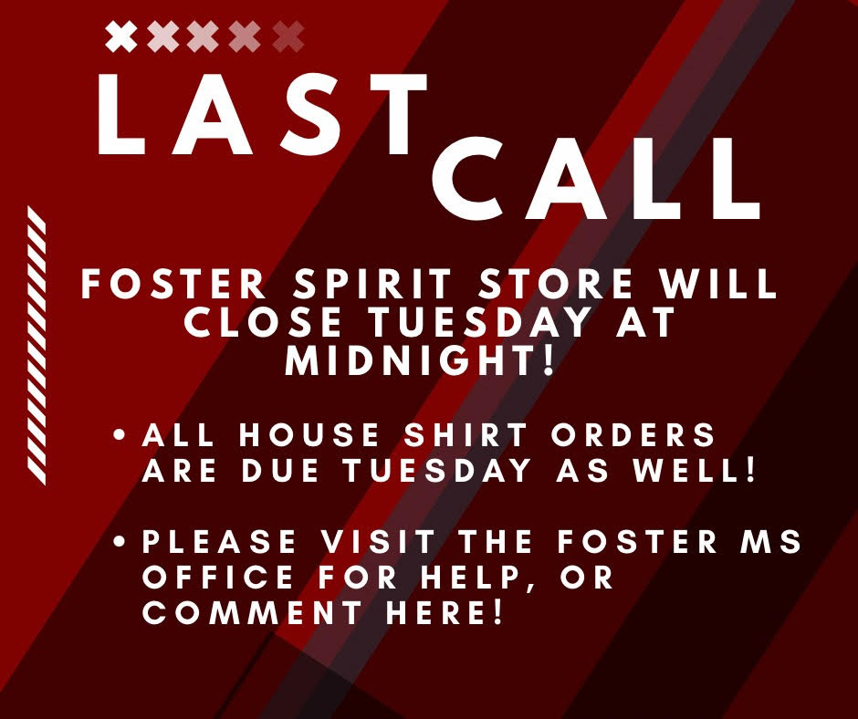 Last Call for Shirt Orders