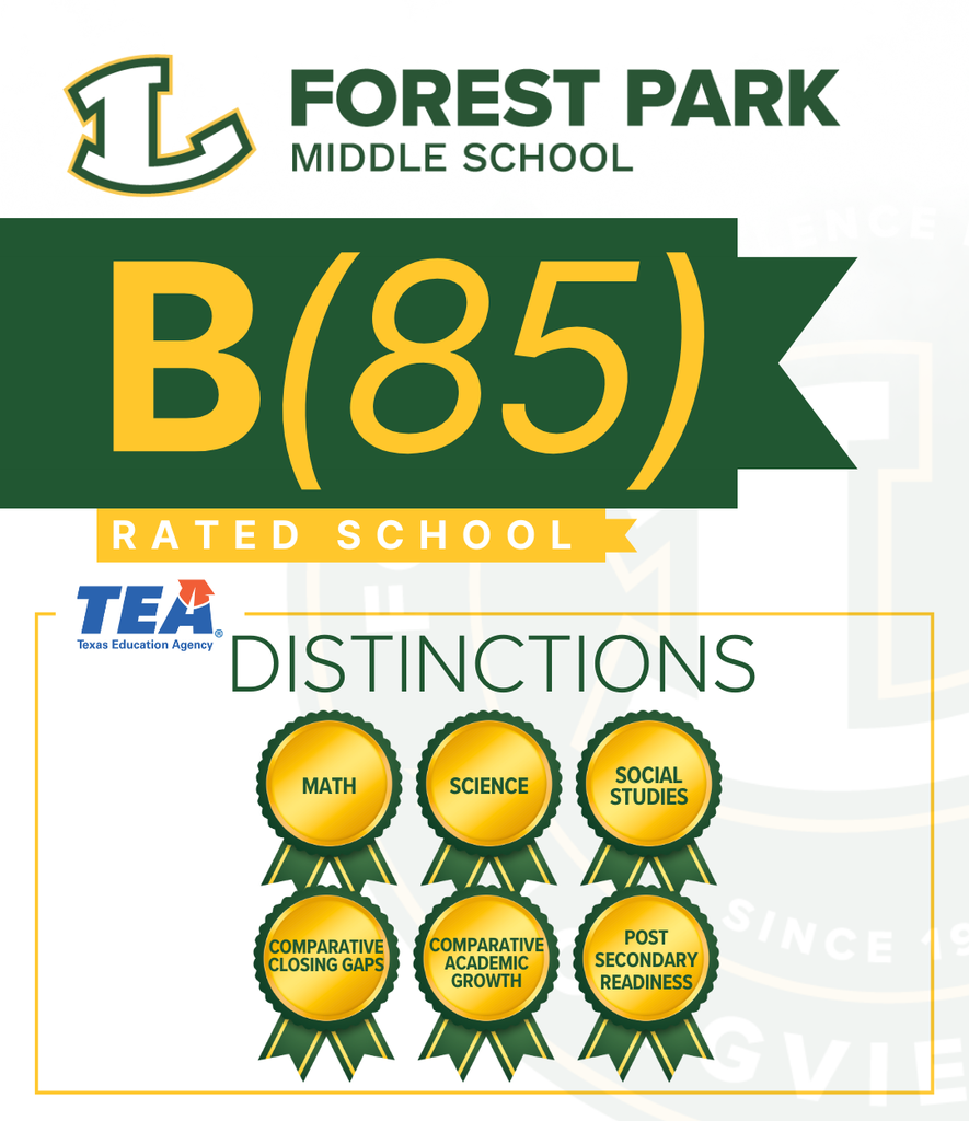 Forest Park Middle School TEA 2025 Rating