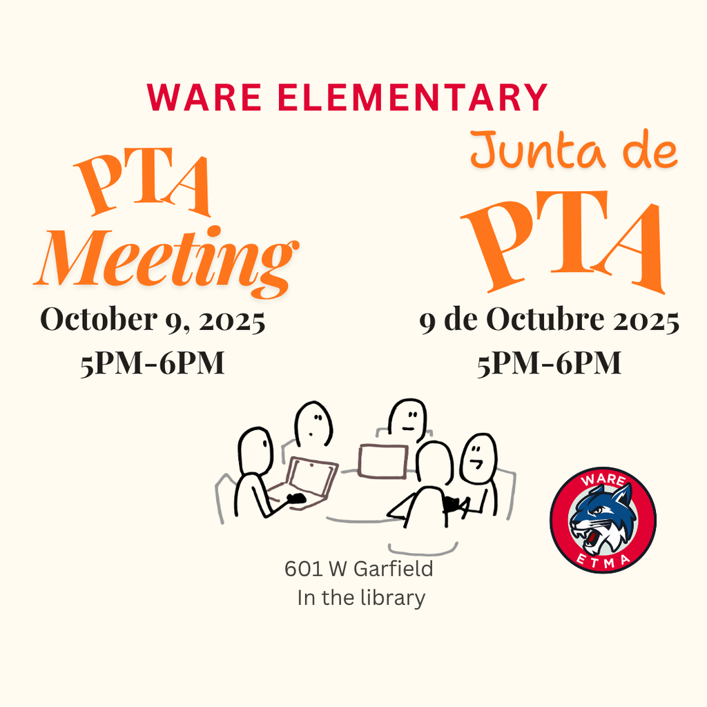 PTA Meeting/Reunión de la PTA