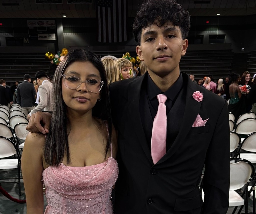 Students taking part in Senior Celebration.