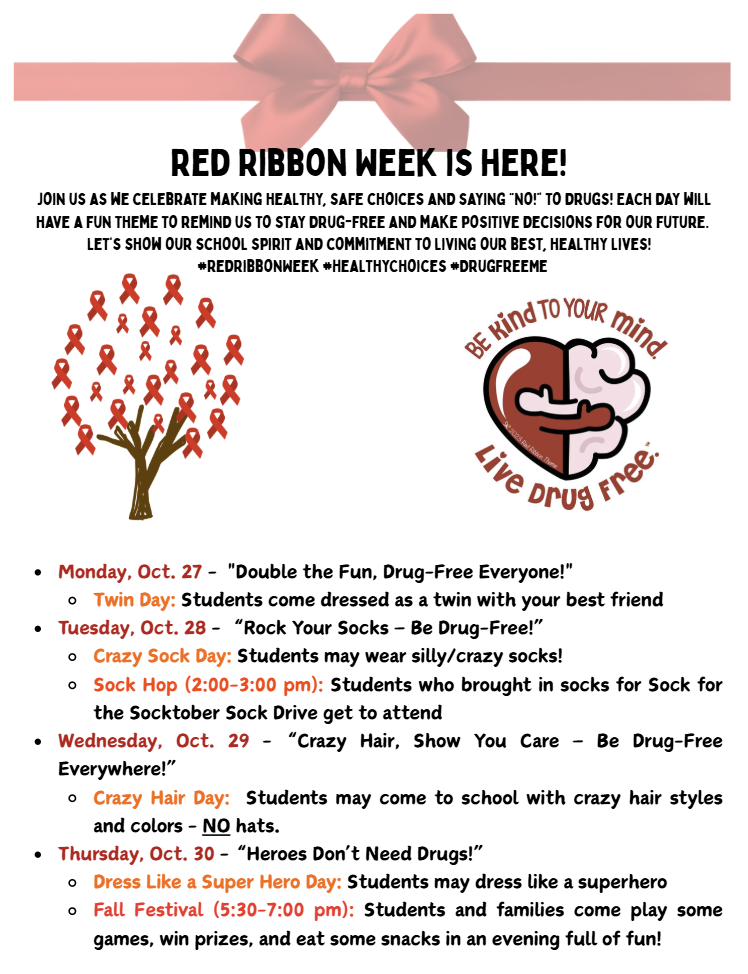 Red Ribbon Week English