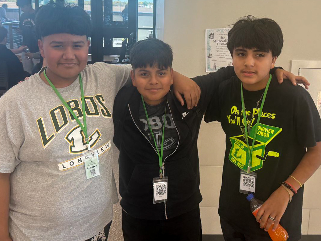 Jose Sifuentes, Hugo Robles, and Byron Rodriguez from Forest Park