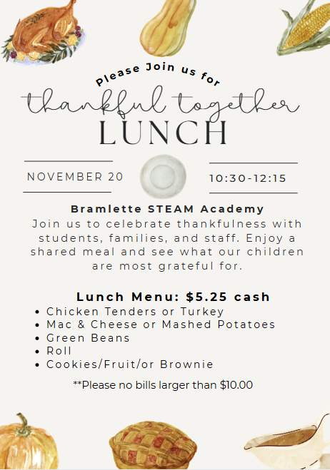 Thankful Lunch English