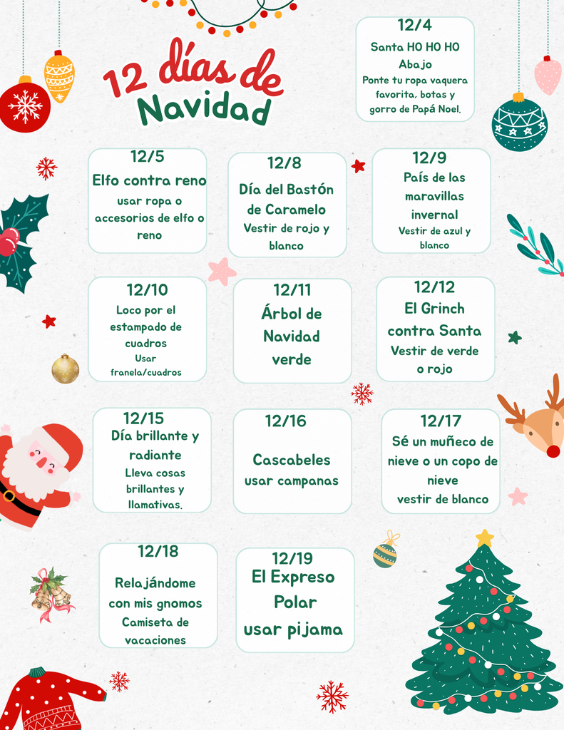 12 Days of Christmas (Spanish)