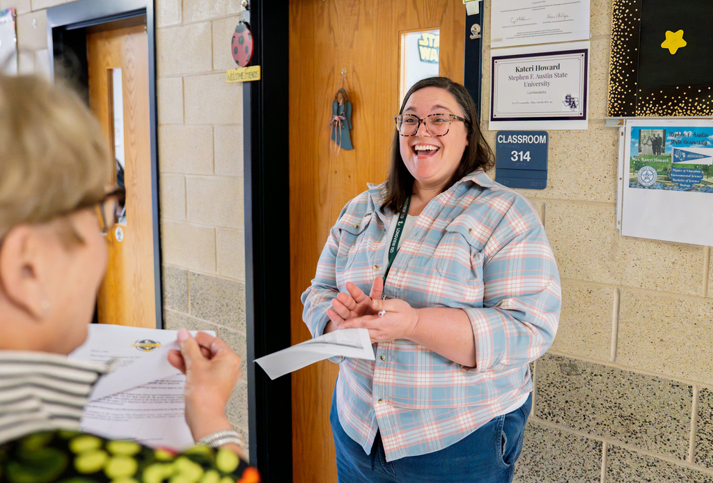 Judson STEAM Academy winner surprised in classroom!