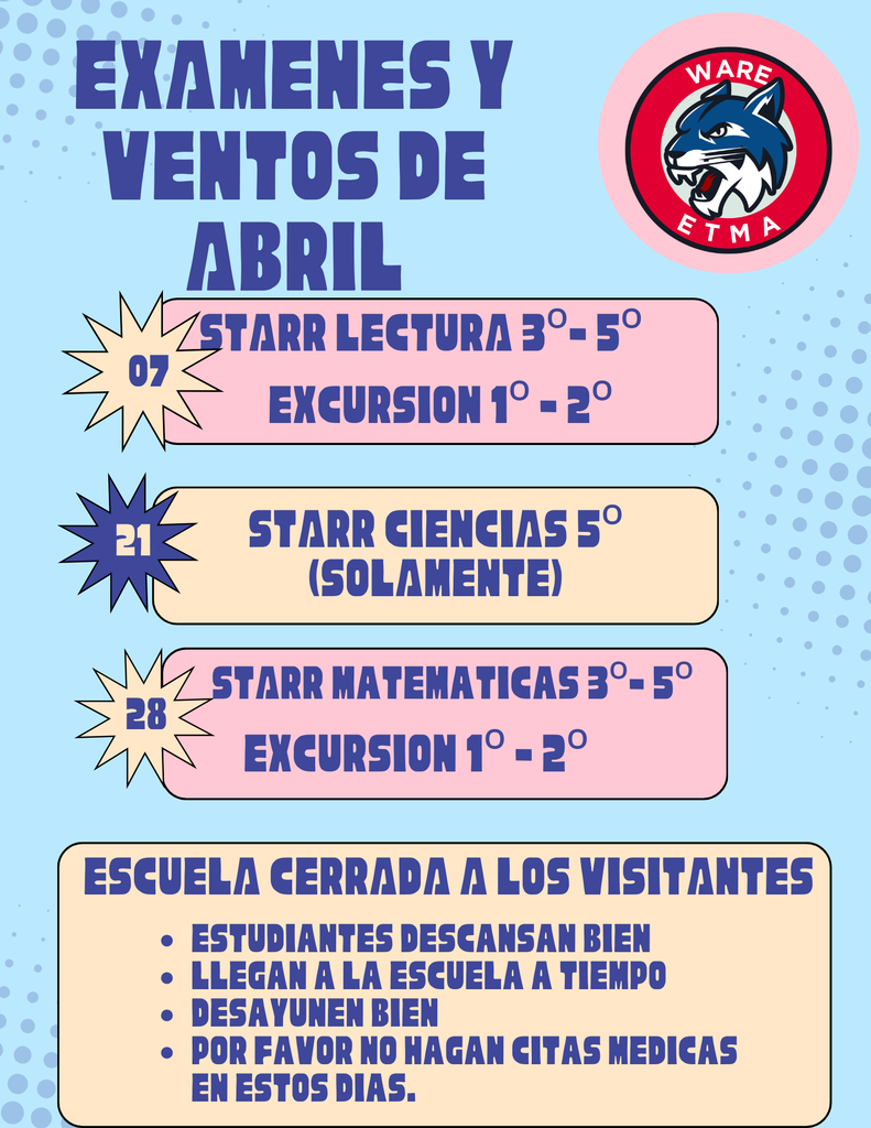 Announcements/Anuncios