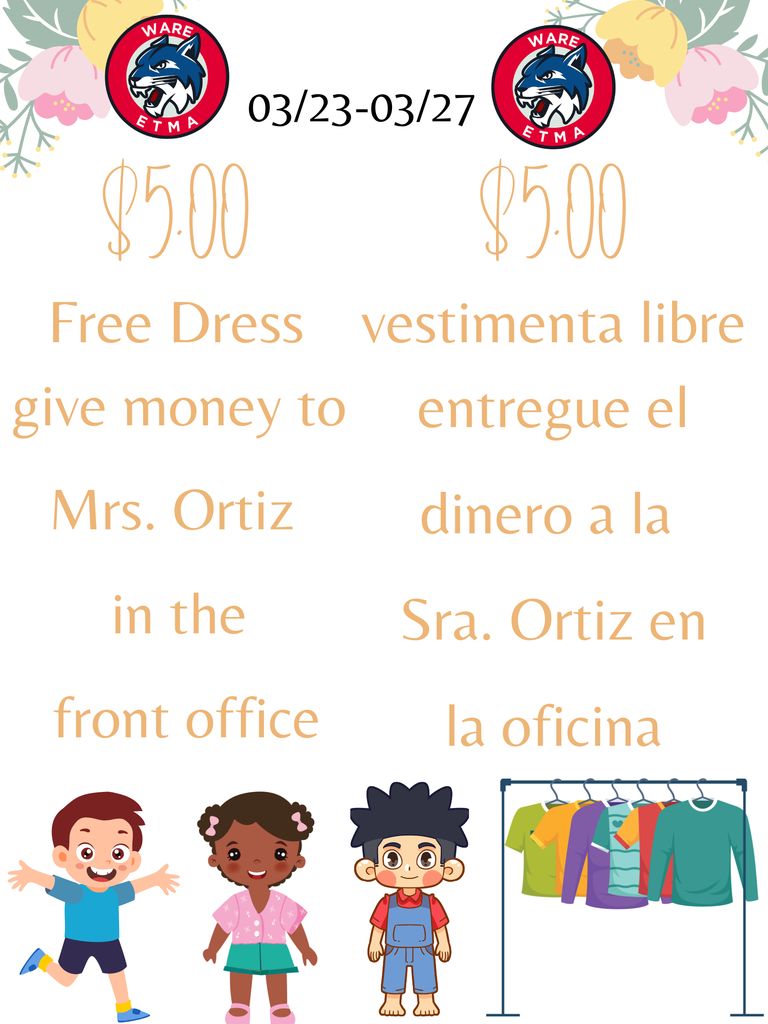 Announcements/Anuncios