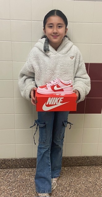 Photos of students with their prizes