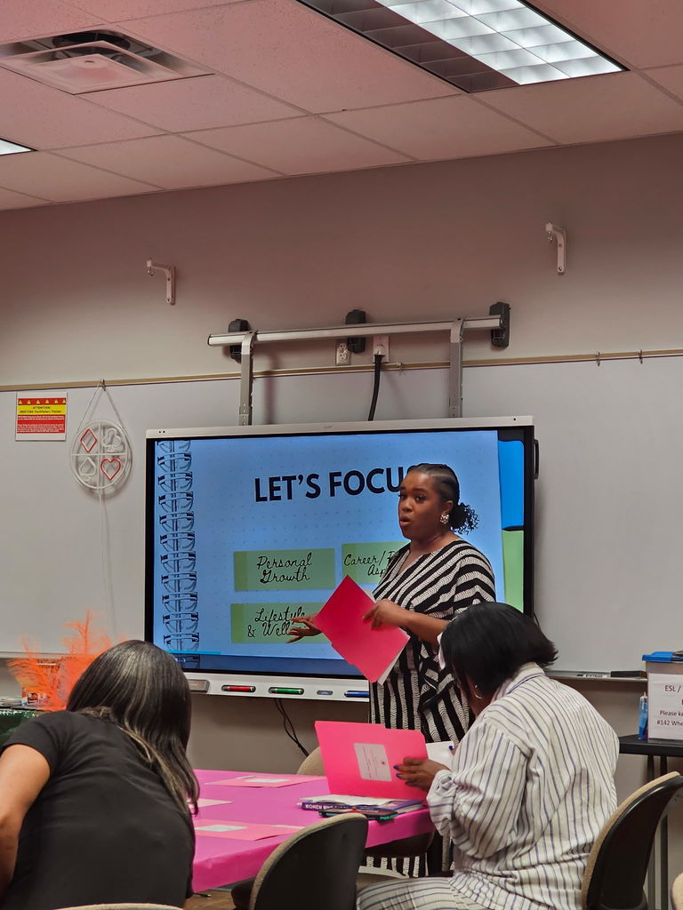 Ms. Taylor Leading the Learning